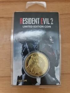 Resident Evil 2 / Sammler-Münze - Limited Gold Edition Coin *Neu & OVP*
