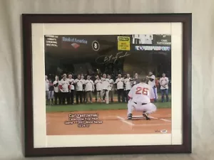 Carl Yastrzemski Boston Red Sox Signed 16X20 Framed Photo L/E 27/100 PSA G36756 - Picture 1 of 5