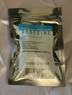 🧨 Rodan Fields Redefine Macro 🎯 Exfoliator Exfoliation Tip New Factory Sealed - Image 1 of 2