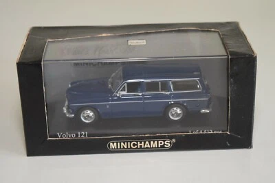 A23 1:43 MINICHAMPS VOLVO 121 AMAZON AMAZON BREAK COMBI BLUE MINT BOXED - Bild 1 von 4