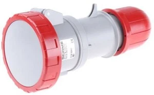1 x RS Pro IP66, IP67 Red Cable Mount 3P+N+E Industrial Power Socket, Rated At 3 - Picture 1 of 1