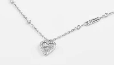 Collana donna Guess acciaio con Cuore di zirconi JUBN03241JWRH - Immagine 1 di 3