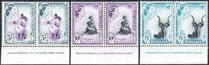 Swaziland 1956 5s, 10s & £1 QEII IMPRINT PAIRS, SG.62/4, fine UM - Picture 1 of 1
