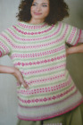 Knitting Pattern Lady's Lovely  Fairisle Jumper In 6 Colours  4Ply -34- 52in