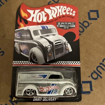 1 2019 Hot Wheels Zamac Edition Dairy Delivery Zamac - Image 1 of 2