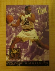 1993-94 Fleer Ultra Karl Malone Career Highlights #12 Utah Jazz - Imagen 1 de 2