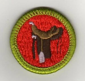 Insignia de mérito de equitación tipo G, parte posterior de tela (1961-71), ¡como nueva! - Imagen 1 de 1
