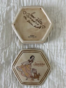 Disney Snow White & Seven Dwarfs 70th Anniversary Porcelain Jewelry Trinket Box - Picture 1 of 6