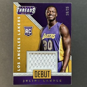 2014-15 Julius Randle #/25 RC ROOKIE Panini Threads Debut Threads #1
