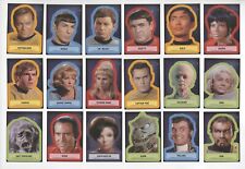 Stickers Complete 18 Card Set STAR TREK TOS 40th Anniversary Series 2 S1 to S18