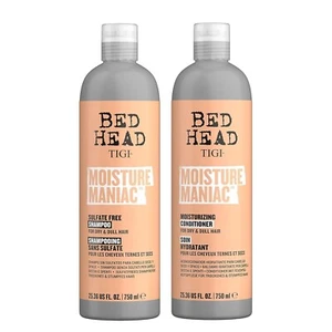 NEW - Bed Head by TIGI - Shampoo & Conditioner Moisture Maniac Set - Picture 1 of 4