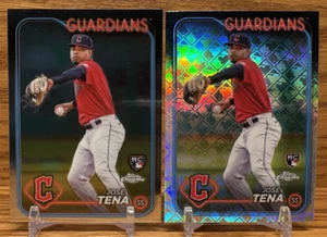 JOSE TENA Logofractor Refractor Rookie LOT | 2024 Topps Chrome Miami MARLINS - Picture 1 of 2