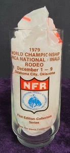 1979 World Championship PRCA National Finals Rodeo Glass (Bull Riding) (1rst ed) - Imagen 1 de 2