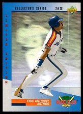 1993 Upper Deck Denny's Grand Slam Holograms #2 Eric Anthony NRMT or Better