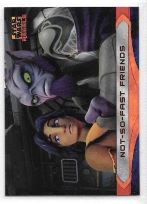2015 Topps STAR WARS REBELS #57 "NOT-SO-FAST FRIENDS" Ezra Bridger - NM/Mint - Image 1 of 2