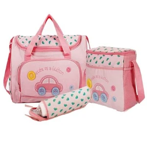 Baby Diaper Bag / Mummy Handbag (Bag with 4 pieces set) pack of 1 - Picture 1 of 4