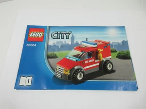 2013 LEGO 60004 City Fire Station #1 Rescue Truck instruction manual only - Picture 1 of 3
