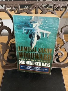 One Hundred Days By Admiral Sandy Woodward With Patrick Robinson 1992 Fontana PB - Picture 1 of 12