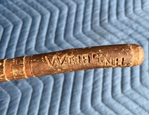 Antique Carved Wood Cane Walking Stick Weirs NH 1902 Folk Art Civil War TR Mem - Picture 1 of 17