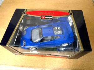 Burago Special Collection 1/24 #3055 1991 Bugatti EB 110 Blue New in Box - Picture 1 of 6