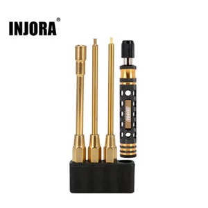 INJORA RC Werkzeug Tools Schraubendreher 0.05" 1.5mm Sechskant Mutterndreher 4mm - Picture 1 of 7