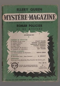 MYSTERE MAGAZINE n°24 JANVIER 1950 PALMER-ALLINGHAM-OTTOLENGUI-ROY VICKERS - Imagen 1 de 2