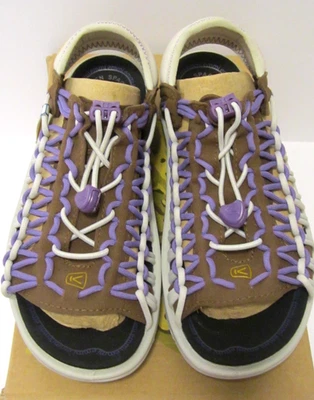 Keen Women's Uneek II Open-Toe Sandals Dark Earth/ Tillandsia Purple Size 9 NWB - Image 1 of 4