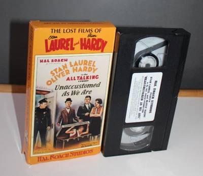 The Lost Films Of Laurel And Hardy VHS Movie Unaccustomed As We Were - Image 1 of 4