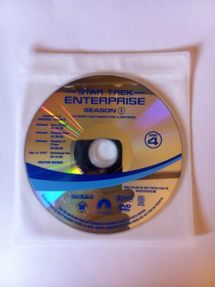 STAR TREK: ENTERPRISE-Replacement Disc-Season 1-Disc 4-DVD-NEW/MINT - Image 1 of 1