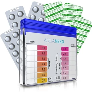 Aquanexo Testkit zur Wasseranalyse mit DPD1 und PhRed 2x30 Tabletten - Bild 1 von 7