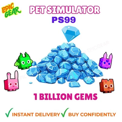 💎PS99 / Pet Simulator 99 1B Gems (1,000,000,000) | CHEAP | Quick Delivery!💎