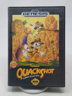 QuackShot Starring Donald Duck (Sega Genesis, 1991) CIB - Image 1 of 4