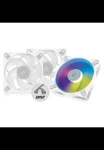 ARCTIC P12 PWM PST A-RGB (weiß) 3er Pack 120mm PWM Gehäuselüfter statischer Druck - Bild 1 von 6