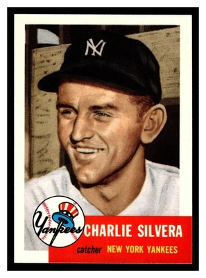 Charlie Silvera #242 1991 Topps Archives 1953 New York Yankees - Image 1 of 2