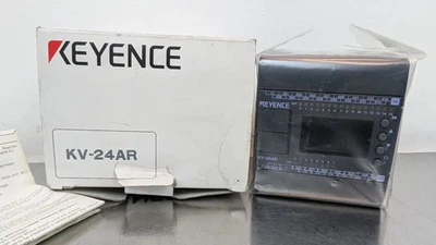 Keyence KV-24AR Base Unit 16 Inputs 8 Relay Outputs 100-240VAC - Image 1 of 4