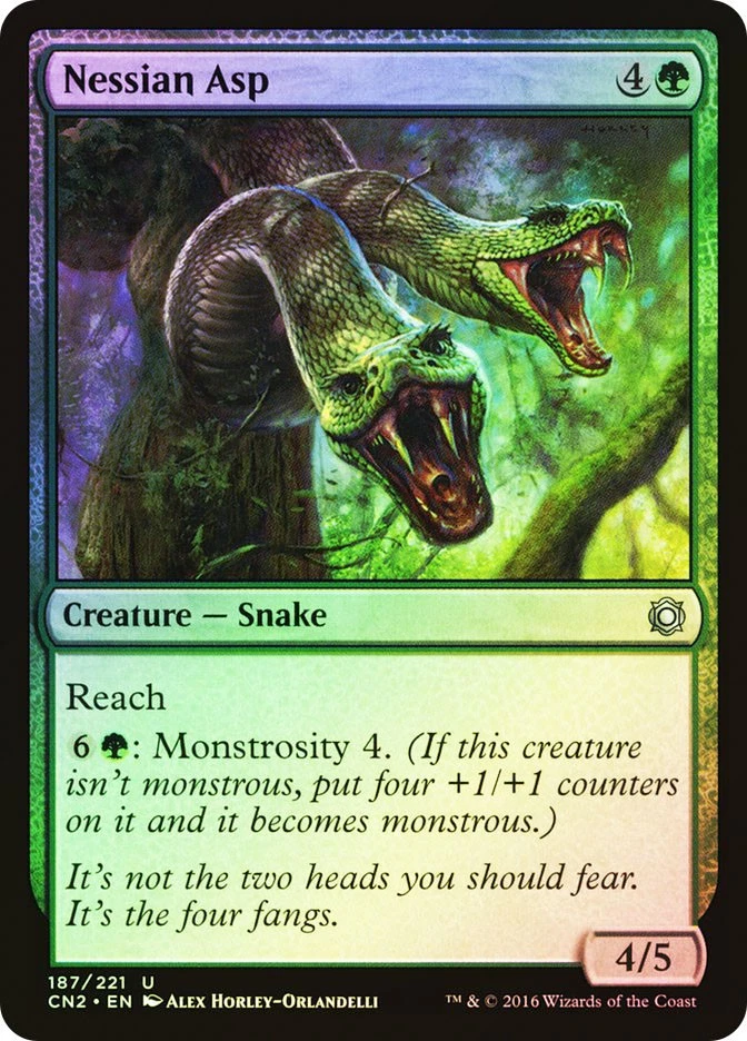MTG FOIL Nessian Asp  - Conspiracy: Take the Crown #187 - Image 1 of 1