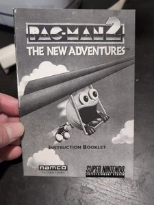 Pac-Man 2 New Adventures SNES Super Nintendo Instruction Manual Only  - Bild 1 von 3