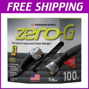 Heavy-Duty Gray Garden Hose, 5/8" x 100', Reliable - Picture 1 of 7