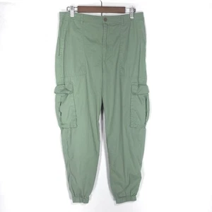 Abercrombie & Fitch Pants Cargo Jogger Stretch Tapered Lounge Sz Large - Picture 1 of 10