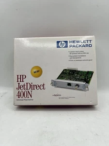 HP JetDirect 400N J4100A J4100-60002 Drukarka laserowa Karta Ethernet 10/100 Fabrycznie nowa - Zdjęcie 1 z 15