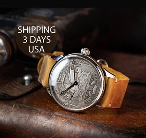 MARRIAGE WATCH 1980s coin watch Vintage 3602 mechanical watch. very rare watch - Picture 1 of 10