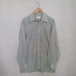 LodenFrey Shirt Men's XL/XXL Sz.43 Gray Long Sleeve Button Down Elegant Cotton - Picture 1 of 10