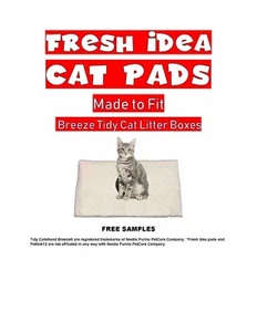 40ct Kitty Kat Litter Box Pads for Breeze Litter Box Under .70Cents each - Picture 1 of 2