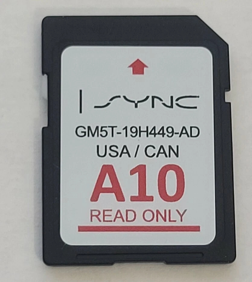 FORD LINCOLN GPS NAVIGATION SD CARD MAP A10 USA CANADA GMGT-19H449-AD - Image 1 of 1