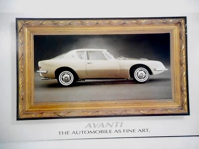 BROCHURE/ ONLY Franklin Mint Studebaker  Avanti - Image 1 of 2