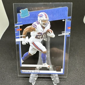 2020 Zack Moss Donruss Clearly Rated Rookie RC Bills - Picture 1 of 2
