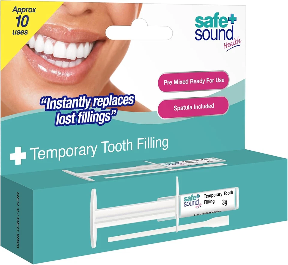 PAUL MURRAY PLC Safe + Sound Dental Temporary Tooth Filling Solution