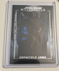 2020 Topps Star Wars Masterwork Blue Offworld Jawa #19 - Picture 1 of 2