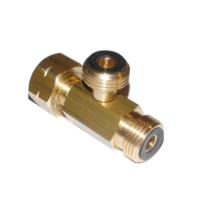 21,8L Gasflasche Ausgang-Verteiler T-Stück Anschlussstück ::Propangas LPG:: NEU! - Bild 1 von 3