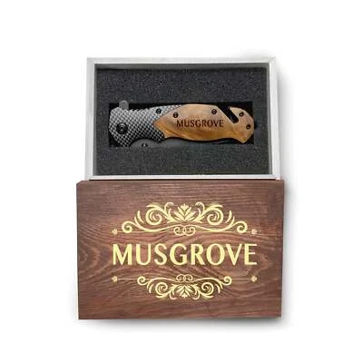 Krezy Case Customized Knife For Father, Pocket Knife Gift, Personalized Stainles - Изображение 1 из 3